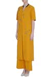 Buy Shahin Mannan Yellow Vintage Key Bead Embroidered Kurta Set Online at Aza Fashions Buy_Shahin Mannan_Yellow Vintage Key Bead Embroidered Kurta Set_Online_at_Aza_Fashions