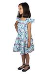 Buy_Ribbon Candy_White Printed Dress For Girls_Online_at_Aza_Fashions