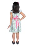 Shop_Ribbon Candy_Green Cotton Floral Print Dress _at_Aza_Fashions