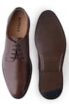 Shop_Rapawalk_Brown Handcrafted Lace Up Derby Shoes _at_Aza_Fashions