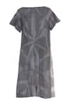 Buy Urvashi Kaur Gray Cotton Embroidery Round Neck Tie And Dye Midi Dress Online at Aza Fashions Buy_Urvashi Kaur_Gray Cotton Embroidery Round Neck Tie And Dye Midi Dress _Online_at_Aza_Fashions