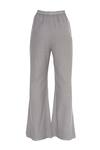 Urvashi Kaur_Gray Cotton Organic Flared Pants _Online_at_Aza_Fashions