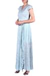 Buy_Nautanky_Blue Cotton Embroidered V Neck Floral Maxi Dress _Online_at_Aza_Fashions