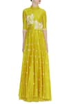 Buy_Neeta Bhargava_Yellow Hand Embroidered Kurta With Lehenga  _Online_at_Aza_Fashions