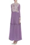 Bohame_Purple Round Tiered Maxi Dress _Online_at_Aza_Fashions