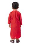 Shop_Neha Gursahani_Gold Patti Embroidered Kurta With Churidar For Boys_at_Aza_Fashions