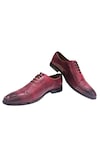 Buy_Artimen_Pink Leather Brogue Shoes _at_Aza_Fashions