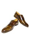 Buy_Artimen_Brown Leather Brogue Shoes _at_Aza_Fashions