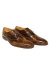 Shop_Artimen_Brown Leather Brogue Shoes _at_Aza_Fashions
