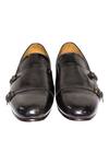 Shop_Artimen_Grey Double Monk Strap Shoes_at_Aza_Fashions