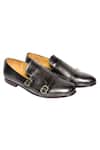 Artimen_Grey Double Monk Strap Shoes_Online_at_Aza_Fashions