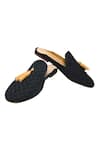 Buy_Artimen_Black Plain Tassel Detail Mules _at_Aza_Fashions