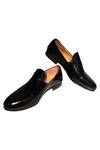 Buy_Artimen_Black Leather Loafers_at_Aza_Fashions