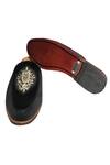 Buy_Artimen_Black Embroidered Mules _Online_at_Aza_Fashions