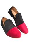 Buy_Artimen_Black Dual Hued Shoes_at_Aza_Fashions