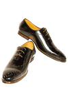 Buy_Artimen_Black Plain Lace Up Brogues _at_Aza_Fashions