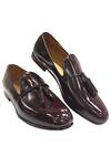 Buy_Artimen_Maroon Plain Tassel Detail Loafers _at_Aza_Fashions
