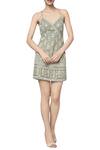 Buy_Anita Dongre_Slip Dress In Gota Patti And Dori Embroidery_at_Aza_Fashions