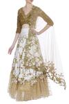 Buy_Neha Mehta Couture_Ivory Hand Embroidered Zardozi Lehenga Set_at_Aza_Fashions