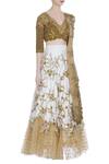 Neha Mehta Couture_Ivory Hand Embroidered Zardozi Lehenga Set_Online_at_Aza_Fashions