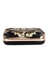 Puneet Gupta_Black Gold Zardozi Embroidered Festive Clutch _Online_at_Aza_Fashions