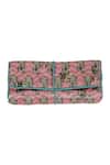 Shop_Puneet Gupta_Pink Rajasthani Themed Print Jewellery Folder _at_Aza_Fashions