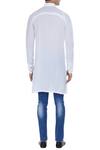 Shop Rajesh Pratap Singh White Button Down Placket Tunic at Aza Fashions Shop_Rajesh Pratap Singh_White Button Down Placket Tunic_at_Aza_Fashions