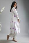 Shop_KHAT_White Poplin Cotton Polka Pattern Shirt Dress_Online_at_Aza_Fashions