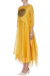 Buy Taika By Poonam Bhagat Yellow Chanderi Embroidered Thread Work Boat Asymmetric Layered Tunic Online at Aza Fashions Buy_Taika By Poonam Bhagat_Yellow Chanderi Embroidered Thread Work Boat Asymmetric Layered Tunic _Online_at_Aza_Fashions