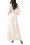 Shop_Sayantan Sarkar_Off White Linen Dress_at_Aza_Fashions