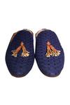 Shop_Artimen_Blue Contrast Tassel Mules _at_Aza_Fashions