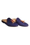 Buy_Artimen_Blue Contrast Tassel Mules _Online_at_Aza_Fashions