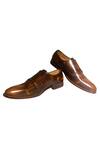 Buy_Artimen_Brown Pure Leather Leather Handcrafted Loafers_at_Aza_Fashions