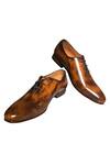 Buy_Artimen_Brown Pure Leather Leather Brogue Shoes_at_Aza_Fashions