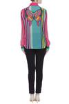Shop_Siddhartha Bansal_Multi Color Striped Shirt_at_Aza_Fashions