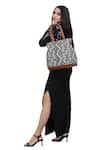 Buy_NR BY NIDHI RATHI_Black Woven Jacquard Bag 