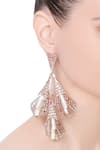 Shop_Outhouse_Gold Plated Enchanted Keshi Pearl Cascade Earrings _at_Aza_Fashions