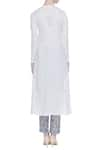 Shop_House of Kotwara_White Round Chikankari Kurta Set  _at_Aza_Fashions