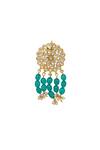 Just Shradhas Gold Plated Pearls, Beads, Stones Kundan Dangler Earrings Online at Aza Fashions Just Shradhas_Gold Plated Pearls, Beads, Stones Kundan Dangler Earrings _Online_at_Aza_Fashions