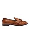 Shop_Artimen_Brown Handcrafted Leather Tassel Loafers _at_Aza_Fashions