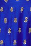 Vandana Sethi_Blue Raw Silk Cutdana, Beads Round Zari Embroidered Lehenga Set_at_Aza_Fashions