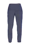 Shop_Dev R Nil_Blue Cotton Print Micro Trouser_at_Aza_Fashions