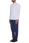 Buy_Dev R Nil_White Classic Cotton Shirt_Online_at_Aza_Fashions