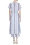 Shop_Itara_White Striped Tunic With Pants _at_Aza_Fashions