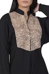 Siddartha Tytler_Black Embroidered Top_Online_at_Aza_Fashions