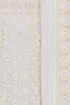 Vandana Sethi_White V Neck Chikankari Lehenga Set  _at_Aza_Fashions