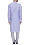 Shop_Bubber Couture_Purple Jacquard Kurta Set_at_Aza_Fashions