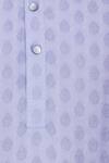 Bubber Couture_Purple Jacquard Kurta Set_at_Aza_Fashions