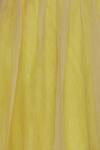 Shop_Pranay Baidya_Yellow Raw Silk, Organza, Embroidered Lehenga With Frill Blouse And Dupatta _Online_at_Aza_Fashions