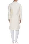 Shop_Mapxencars_White Silk Kurta Set  _at_Aza_Fashions